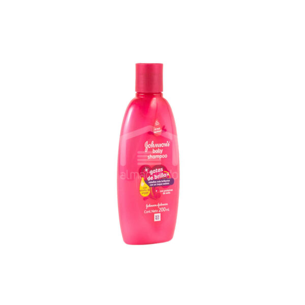 Johnson's Baby Shampoo Gotas de Brillo con Proteínas de Seda, 200ml