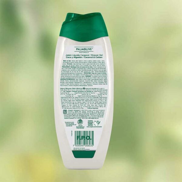 Jabón Líquido Corporal Palmolive Naturals Suavidad Renovadora, 390 ml