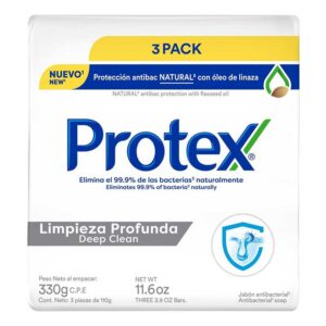 Jabón Protex Limpieza Profunda (3 uds)