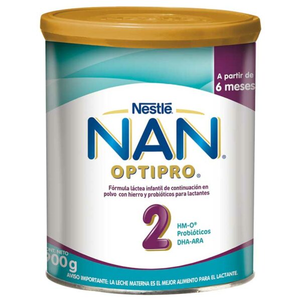 Nestlé-NAN-OPTIPRO-2-Fórmula-Infantil,-900-g-Front Nestlé NAN OPTIPRO 2 Fórmula Infantil, 900 g