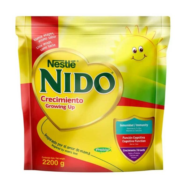 Nestlé-NIDO-Crecimiento-Bolsa,-2200-g-Front-2 Nestlé NIDO Crecimiento Bolsa, 2200 g