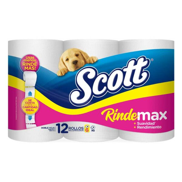 Papel-Higiénico-Scott-Rindemax,-12-uds-Front Papel Higiénico Scott Rindemax, 12 uds