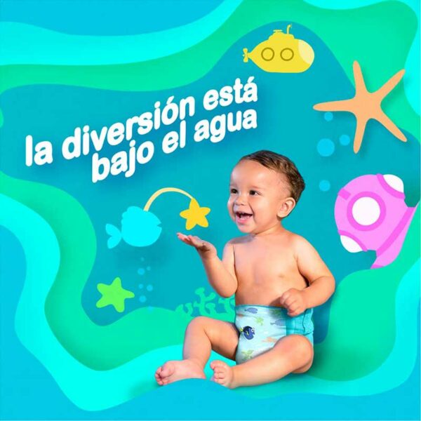 Trajes-de-Baño-Desechables-Little-Swimmers-Size-M-(11-uds)-Turn Trajes de Baño Desechables Little Swimmers Size M (11 uds)