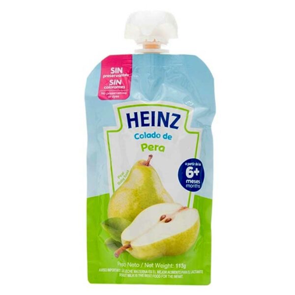Compota Heinz Pera a partir de los 6 Meses Flexible, 113 g