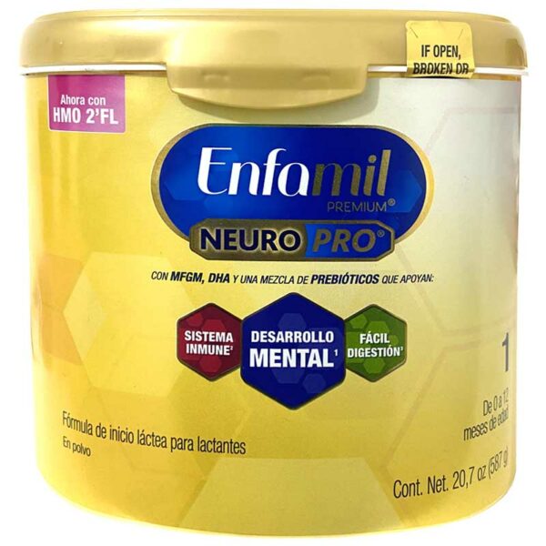Enfamil Premium Neuro Pro 1 Fórmula Infantil en Polvo, 587 g