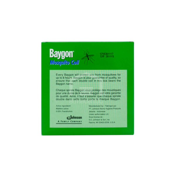 BAYGON Mosquito Coil Espirales Anti-Mosquitos, 10 uds