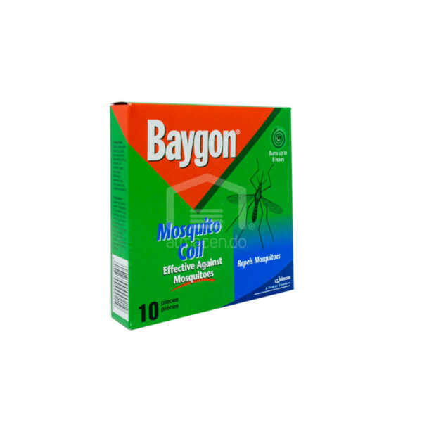 BAYGON Mosquito Coil Espirales Anti-Mosquitos, 10 uds