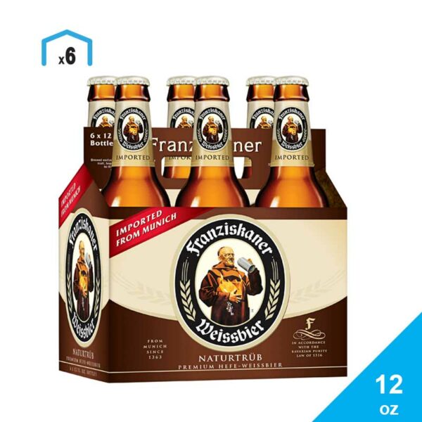 Cerveza-Franziskaner-Weissbier,-12-oz-Turn Cerveza Franziskaner Weissbier, 12 oz