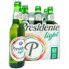 Cerveza Presidente Light, 12 oz