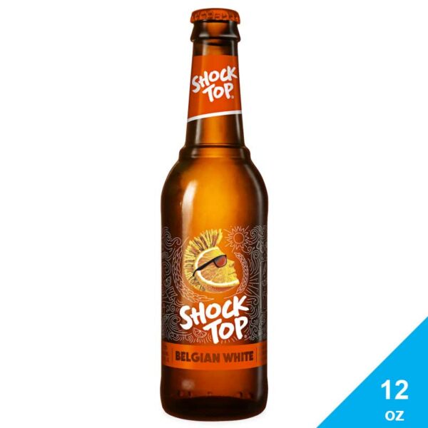 Cerveza Shock Top Belgian White, 12 oz