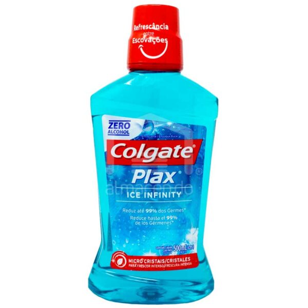 Enjuague-Bucal-Colgate-Plax-Ice-Infinity-(500-ml)-Front Enjuague Bucal Colgate Plax Ice Infinity, 500 ml
