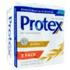 Jabón en Barra Protex Avena, 3 uds