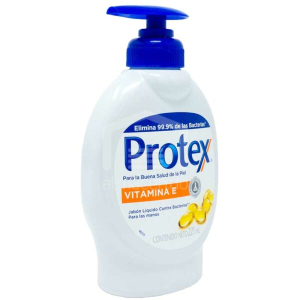 Jabón Líquido para Manos Protex con Vitamina E, 221 ml