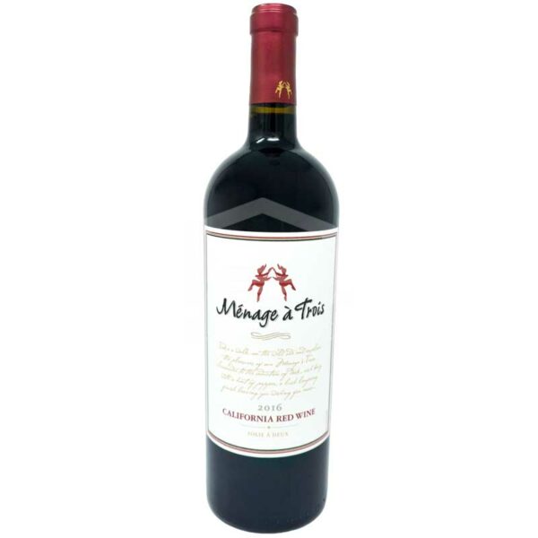 Vino Ménage à Trois California Red Wine, 750 ml