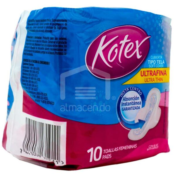 Toallas-Kotes-UltraFina-(10-Ud)-Turn Toallas Femeninas Kotex Ultrafina (10 uds)