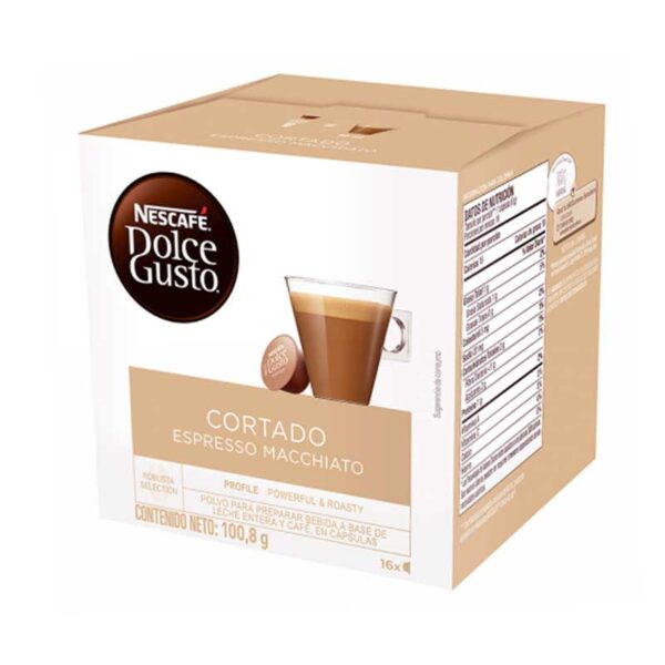 Nescafé Dolce Gusto Cortado, 16 tazas
