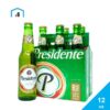 Cerveza Presidente, 12 oz