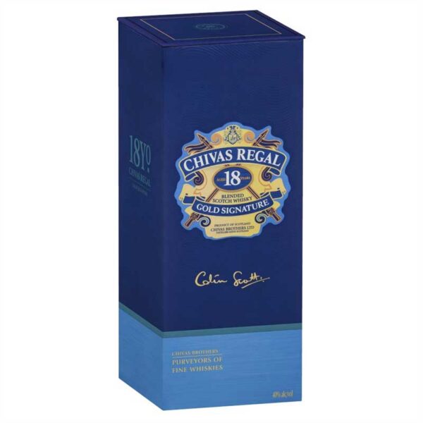 Whisky Chivas Regal 18 Años, 750 ml