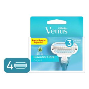 Cartuchos de Repuesto para Afeitadora Gillette Venus Original (4 ud)