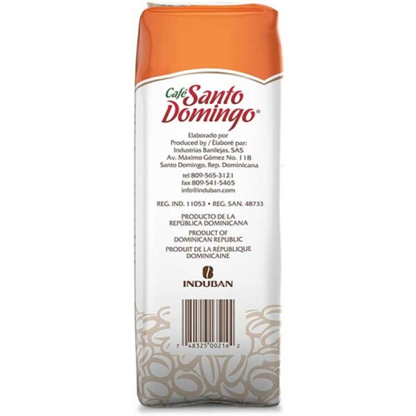 Café Santo Domingo Caracolillo en Granos, 1 lb