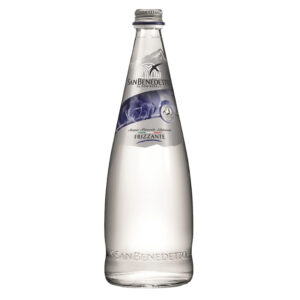 Agua Mineral San Benedetto con Gas - Botella Cristal, 750 ml