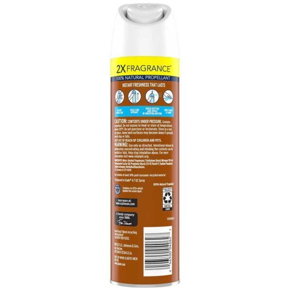 Ambientador Glade Fragancia Cashmere Woods, 8.3 oz