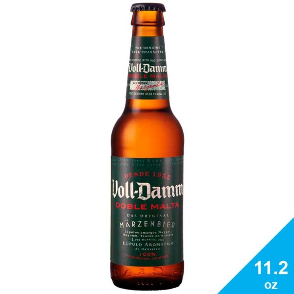 Cerveza-Voll-Damm-Doble-Malta,-11.2-oz-Front Cerveza Voll Damm Doble Malta, 11.2 oz