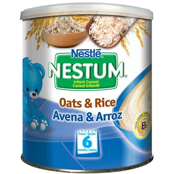 Nestlé-NESTUM-Cereal-Infantil-Avena-y-Arroz,-270-g-Front Nestlé NESTUM Cereal Infantil Avena y Arroz, 270 g
