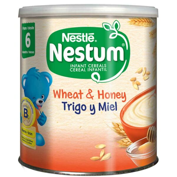 Nestlé-NESTUM-Cereal-Infantil-Trigo-y-Miel,-730-g-Front Nestlé NESTUM Cereal Infantil Trigo y Miel, 270 g