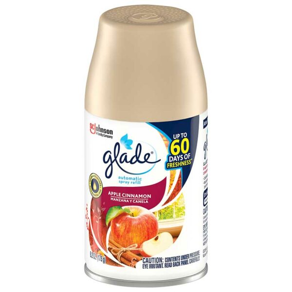 Repuesto-para-Glade-Automatic-Spray-Fragancia-Apple-Cinnamon,-6.2-oz-Turn Repuesto para Glade Automatic Spray Fragancia Manzana y Canela, 6.2 oz