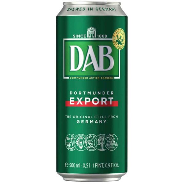 Cerveza Dab Dortmunder Export Lata, 16.9 oz