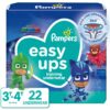 Calzoncitos de entrenamiento Pampers Easy Ups para niños (22 uds)