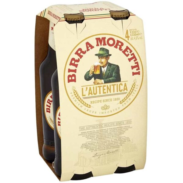 Cerveza-Moretti-Regular,-11.2-oz--Turn Cerveza Moretti Regular, 11.2 oz