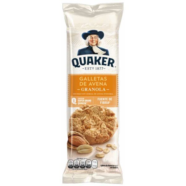 Galletas de Avena Quaker Granola, 38 g (5 uds)
