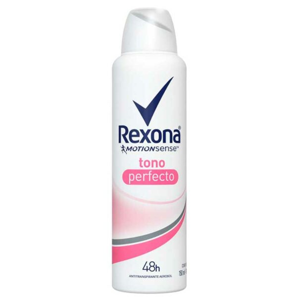 Rexona Mujer Antibacterial Aerosol Tono Perfecto, 150 ml