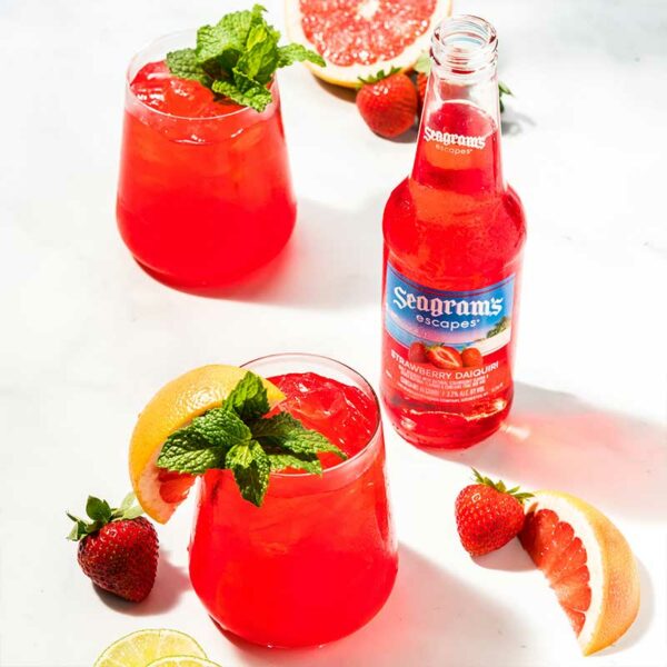 Cóctel Seagram's Escapes Strawberry Daiquiri, 11.2 oz