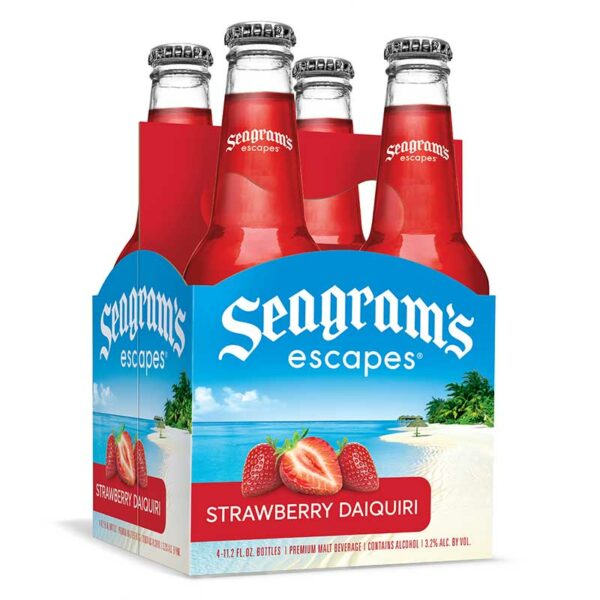 Cóctel Seagram's Escapes Strawberry Daiquiri, 11.2 oz