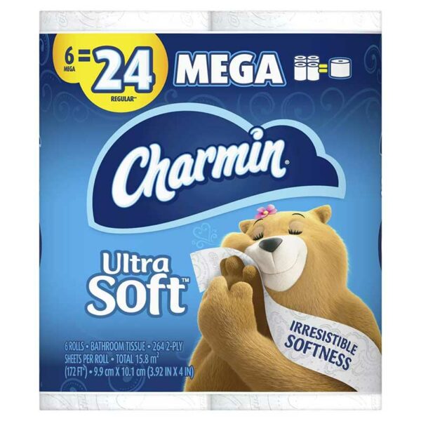 Papel Higiénico Charmin Ultra Soft Mega (6 uds)