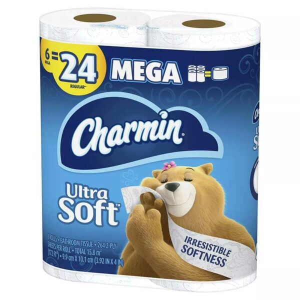 Papel-Higiénico-Charmin-Ultra-Soft-Mega-(6-uds)-Turn-2 Papel Higiénico Charmin Ultra Soft Mega (6 uds)