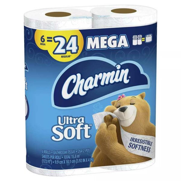 Papel-Higiénico-Charmin-Ultra-Soft-Mega-(6-uds)-Turn Papel Higiénico Charmin Ultra Soft Mega (6 uds)