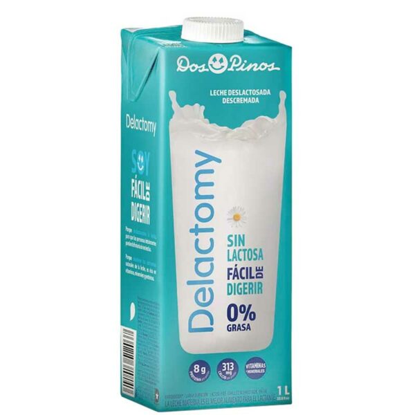Leche Descremada sin Lactosa Dos Pinos, 1L