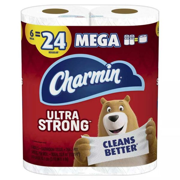 Papel-Higienico-Charmin-Ultra-Strong-Mega-(6-uds)-Front-2 Papel Higiénico Charmin Ultra Strong Mega (6 uds)