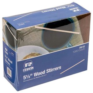 Removedores de Madera 5.5" para Café (1000 uds)