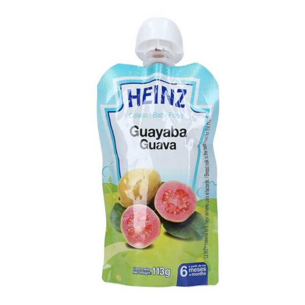 Compota-Heinz-Guayaba-a-partir-de-los-6-Meses-Flexible,-113-g-Front Compota Heinz Guayaba a partir de los 6 Meses Flexible, 113 g