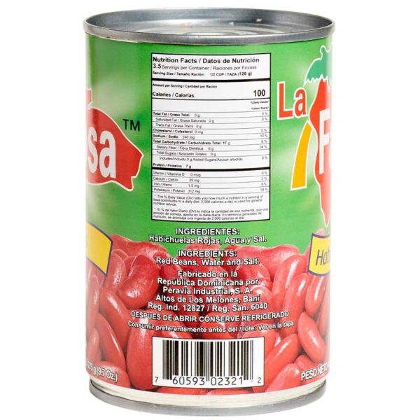 Habichuelas-Rojas-La-Famosa,-15-oz-Back Habichuelas Rojas La Famosa 15 oz