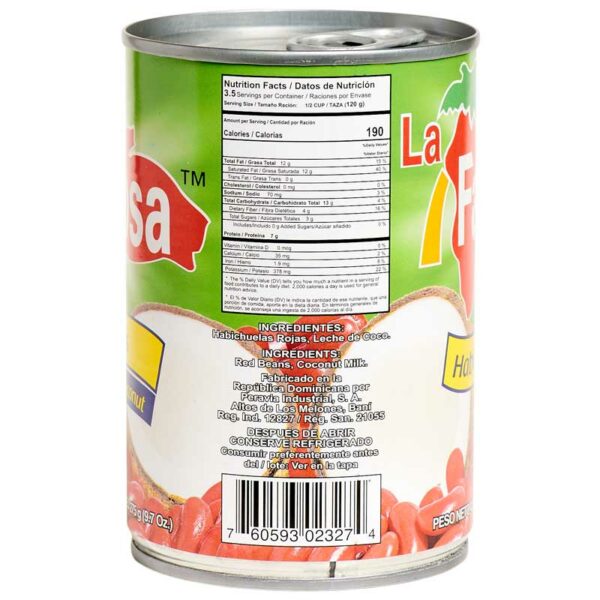 Habichuelas-Rojas-con-Coco-La-Famosa,-15-oz-Back Habichuelas Rojas con Coco La Famosa 15 oz