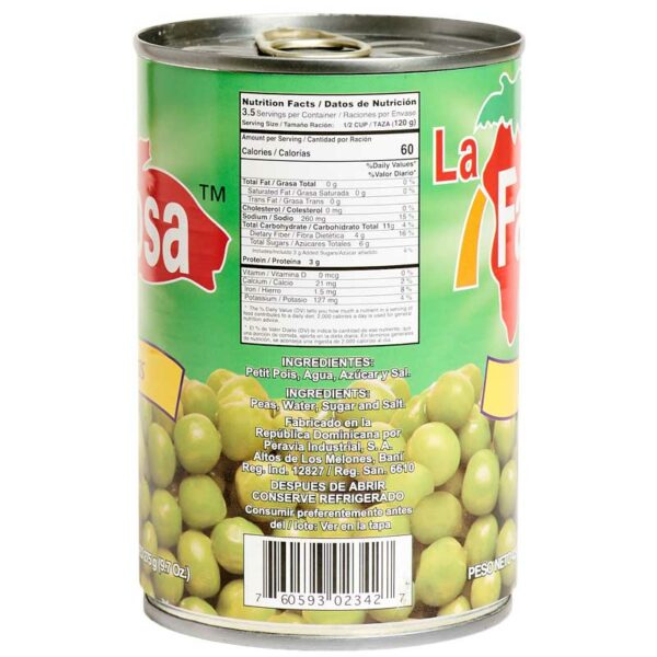 Petit Pois La Famosa, 15 oz