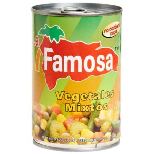 Vegetales-Mixtos-sin-Papa-La-Famosa,-15-oz-Front Vegetales Mixtos sin Papa La Famosa, 15 oz