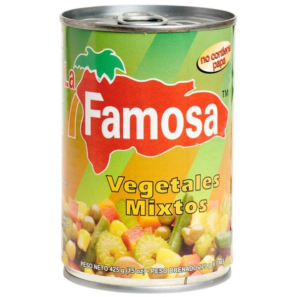Vegetales-Mixtos-sin-Papa-La-Famosa,-15-oz-Front Vegetales Mixtos sin Papa La Famosa 15 oz