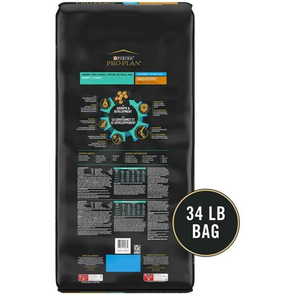 Alimento Seco para Perro Cachorro Purina Pro Plan Fórmula de Raza Grande, 34 lbs